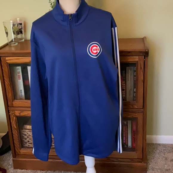 Chicago Cubs Men’s Size Large Zip Up Jacket, Excellent Condition! - Picture 1 of 9